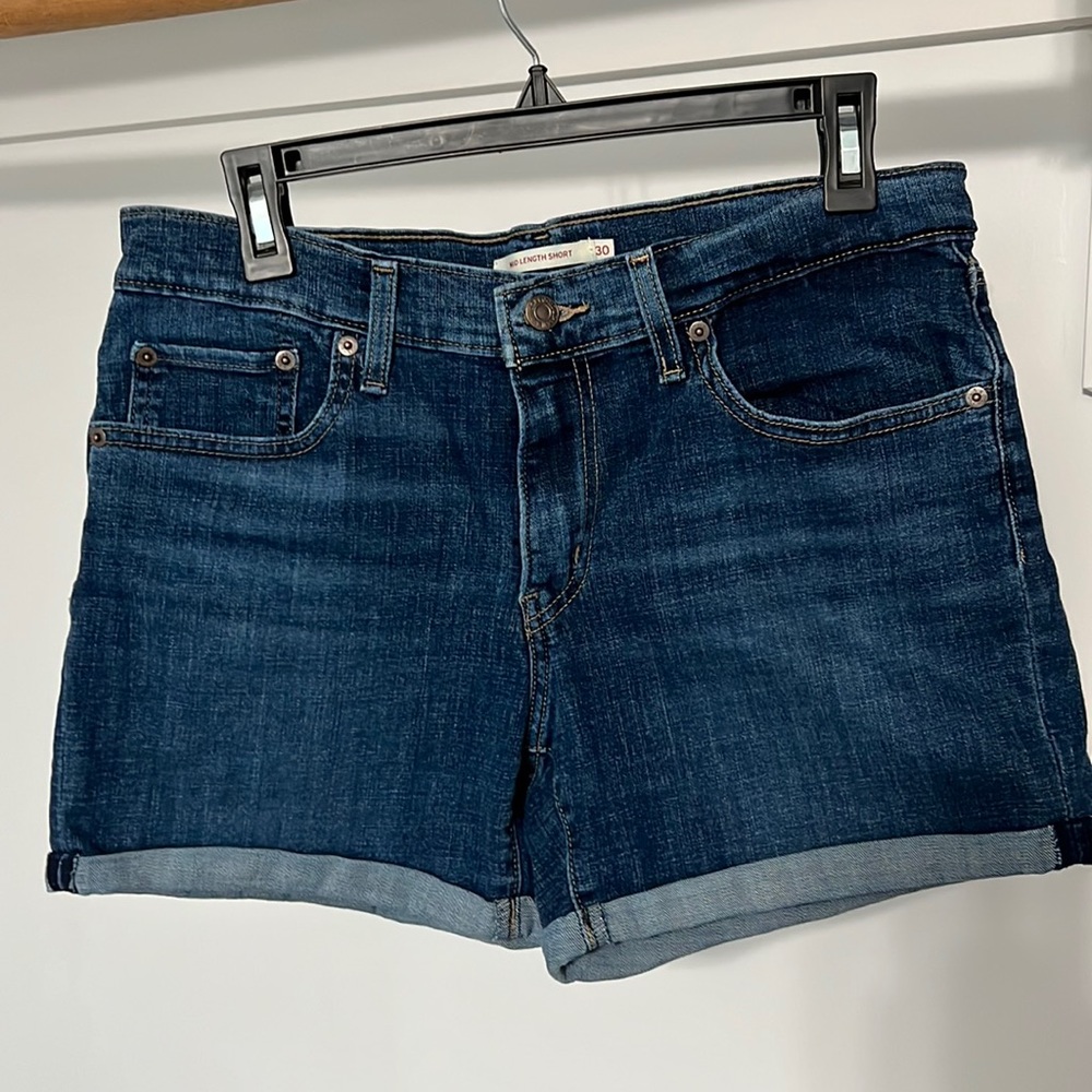 Levi’s Mid Length Denim Shorts